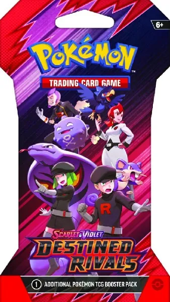 POKEMON TCG - SCARLET & VIOLET DESTINED RIVALS SLEEVED BOOSTER -EN